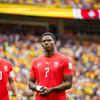 Granit Xhaka in Breel Embolo