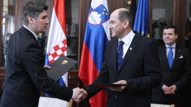 Zoran Milanović in Janez Janša