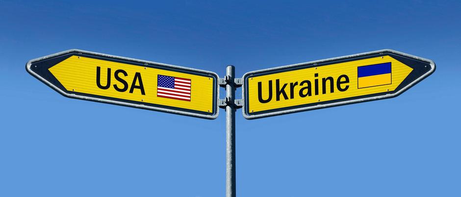 ZDA Ukrajina tabla | Avtor: Profimedia