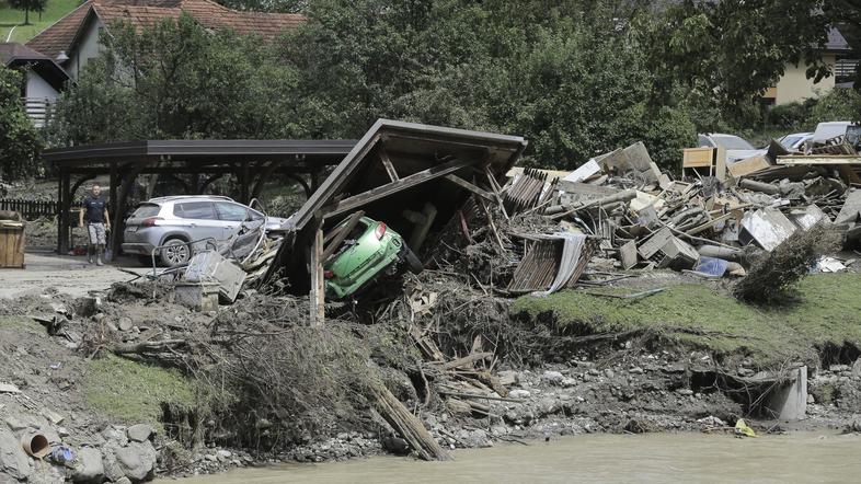 poplave razdejanje po poplavah Nazarje