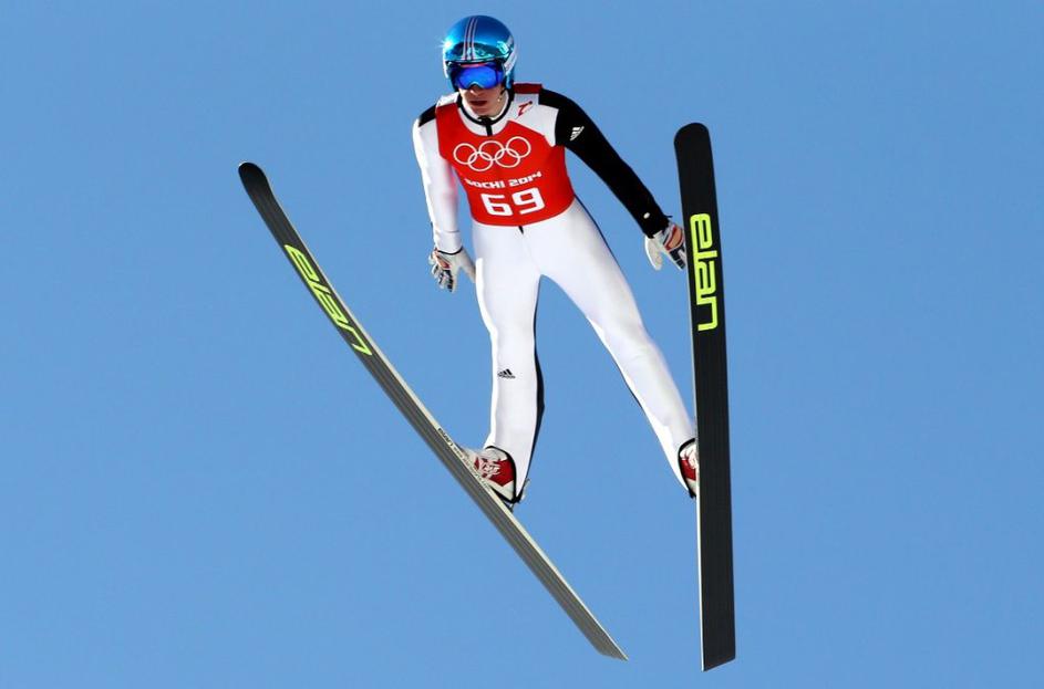 Soči 2014 Prevc trening smučarski skoki olimpijske igre