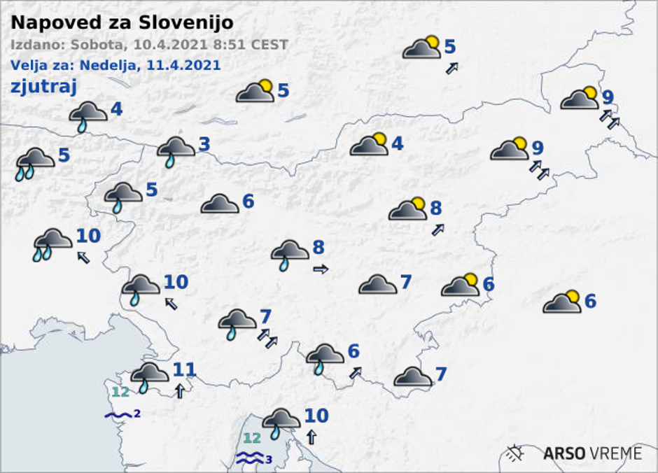 Vreme 11. 4. 2021 | Avtor: Arso