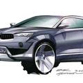 BMW X4 je zaenkrat viden zgolj na skicah. (Foto: BMW)