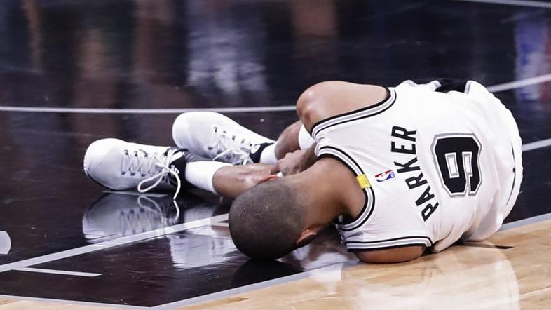 Tony Parker San Antonio Spurs poškodba