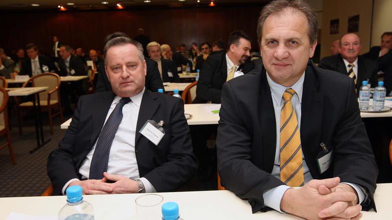 Frajman (levo) je bil eden izmed največjih kritikov odstopljenega predsednika NZ