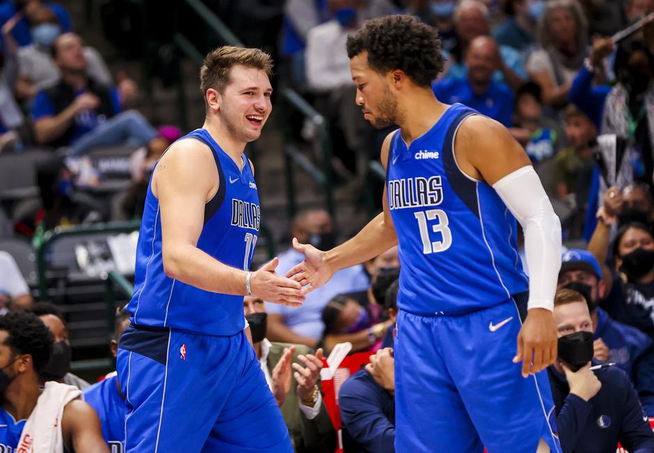 Jalen Brunson in Luka Dončić | Avtor: Profimedia