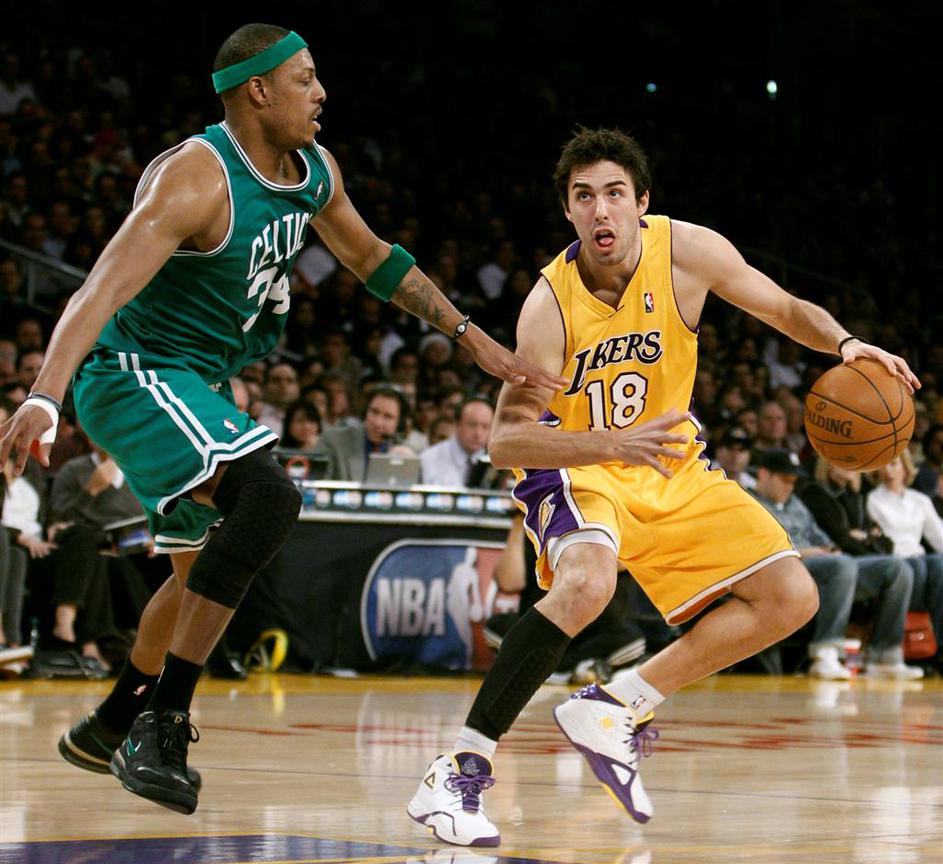 NBA Lakers Los Angles Boston Celtics 2010 Pierce Vujačić