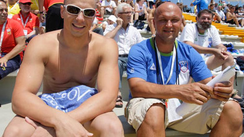 Emil Tahirovič in Roni Pikec na sredozemskih igrah v Pescari