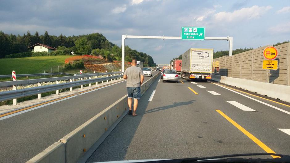 Nesreča na štajerki | Avtor: Bralka